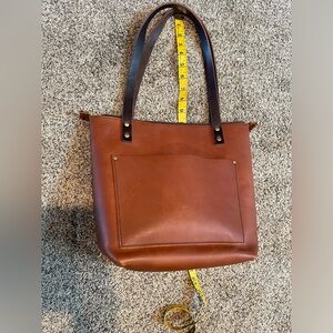 Portland Leather Small zip tote